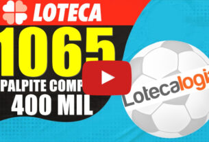 LOTECA 1065 PALPITES E ANÁLISES COMPLETO - JOGOS LOTECA 1065 PRÊMIO PODE ACUMULAR