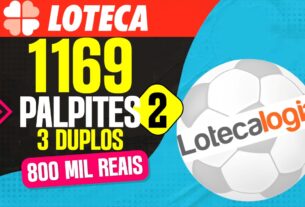 PALPITES LOTECA 1169 MUDANÇA NA GRADE 800 MIL REIAS COM 3 DUPLOS PALPITES E APOSTAS FUTEBOL FINAL DE SEMANA LOTECA