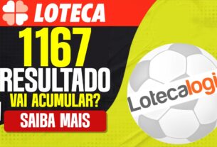 RESULTADO LOTECA 1167 FINAL LOTECA 1168 PODE ACUMULAR? SAIBA + NO VÍDEO LOTECA 1167 RESULTADO FINAL