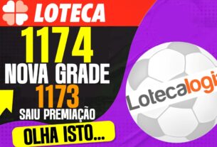 NOVA GRADE DA LOTECA 1174 E VEJA OS VALORES DA PREMIAÇÃO LOTECA 1173 ACUMULOU OU NÃO?! SURPREENDENTE