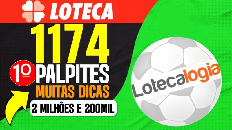 PALPITES PARA LOTECA 1174 ATENÇÃO COM ALTERAÇÕES NA GRADE. TUDO SOBRE OS CONFRONTOS + 2 MIHÕES e 200 MIL REAIS PARA O GANHADOR